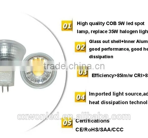 3W 4W 5W GU10 220 Volt LED Spot Lights photo-6