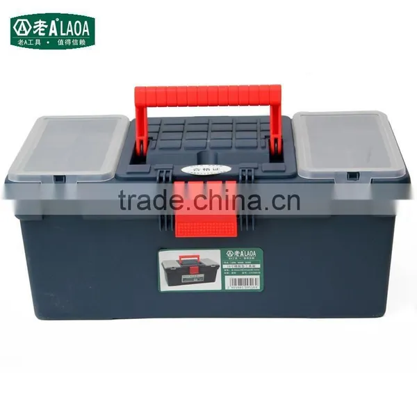 LAOA 12.5 Inch Hardware Economic Tool Case With Components Accessories Grids photo-6