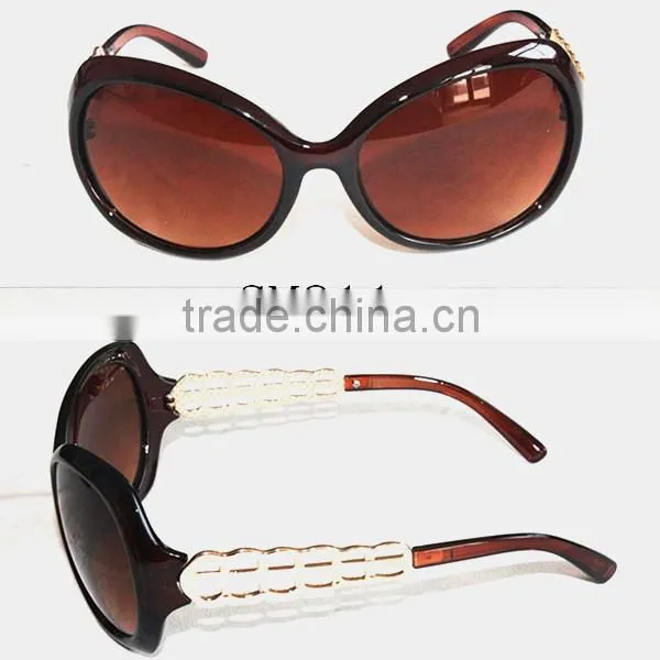 New Trend 2015 Red Woman Sunglasses, Chain Eye Glasses