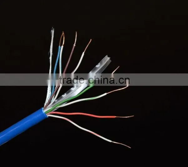 100m/roll Network Cable Cat6 PVC Jacket CCS Conductor photo-2