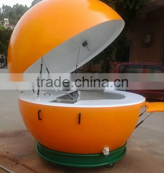 America Hot Sale! Water Proof Outdoor Fast Food Carts for Sale