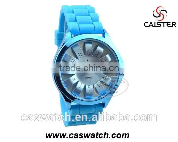 Trendy Sunflower Dial Silicone Watch, Candy Color 3D Face Jelly Watch, Girls Boys Hotfashion Watch photo-3