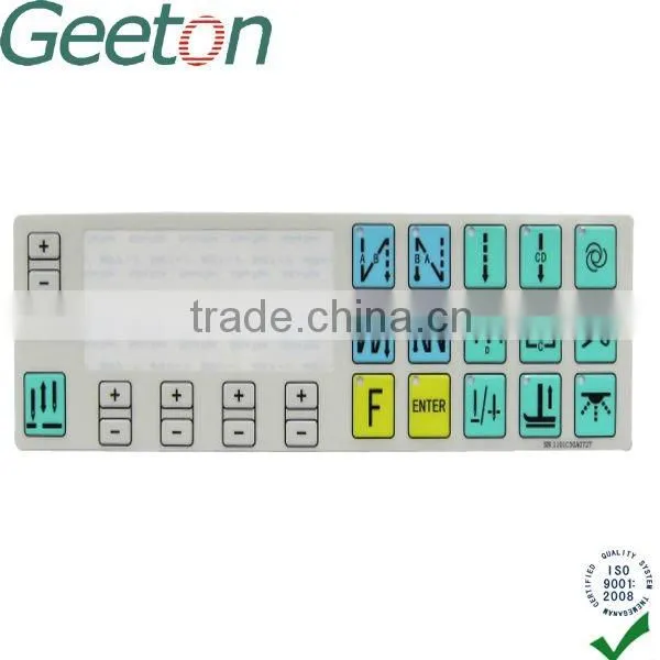 China Custom Dome Plastic Label Overlay