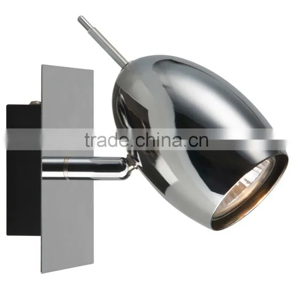 GU10 Wallspot Lighting Baron Chrome-colored Wall Spot Light