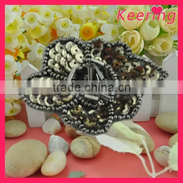 Wholesale Handmade Embroidery Designs With Sequins and Beads WPH-4023 photo-4