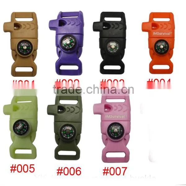 Fire Starter Buckle With Compass Personalized Buckle for Paracord High Demand Products in Market for Paracord Survival Bracelet photo-4