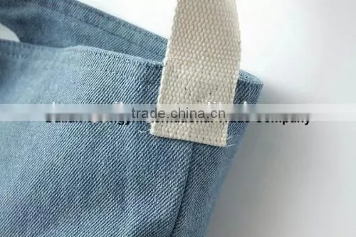 #4res Uable Softback Organic Cotton Denim Bag Price photo-4
