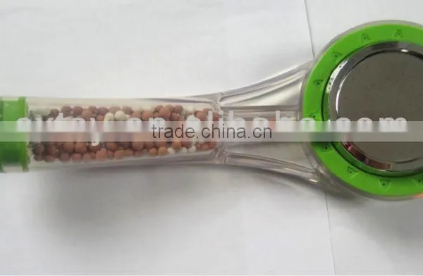 Multifunction Shower Transparent Spa Shower Head With Stone Green Hand Held Shower Eco Rain Spa Shower Head Water Saving Showers photo-6
