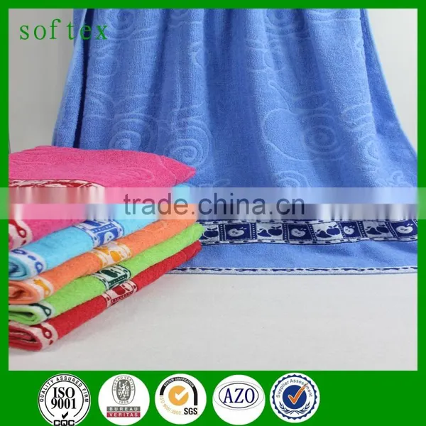 Polyester-cotton Customized Logo Bath Towels Wholesale photo-2