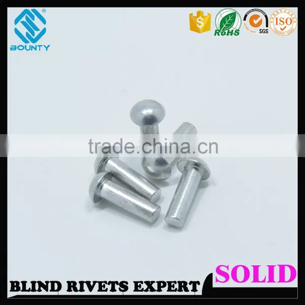 ZINC PLATED UNIVERSAL HEAD STEEL SOLID RIVETS photo-5