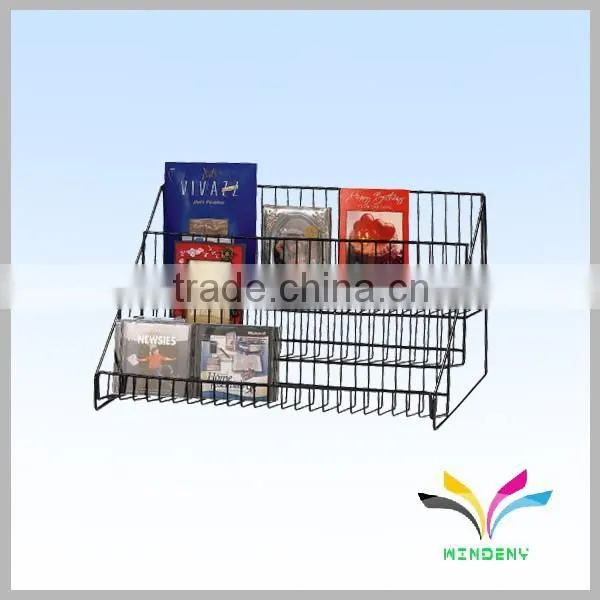 Office Desk Made in China Counter File Wire Hanging Metal Magazine Rack photo-2