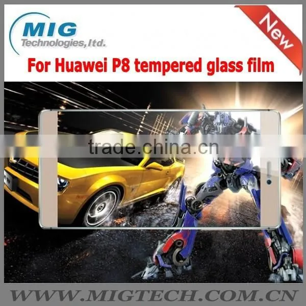 Glass Screen Protector, Phone Accessory Round Edge Tempered Glass Screen Protector for Huawei p8 Lite photo-3