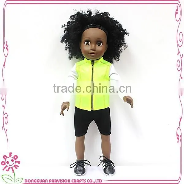Baseball Black Doll With Wholesale Sneakers Shoes for Dolls photo-5
