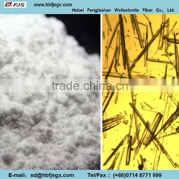 Wholesale Favorable Need Shape Acicular CaSiO3 Wollastonite Fiber