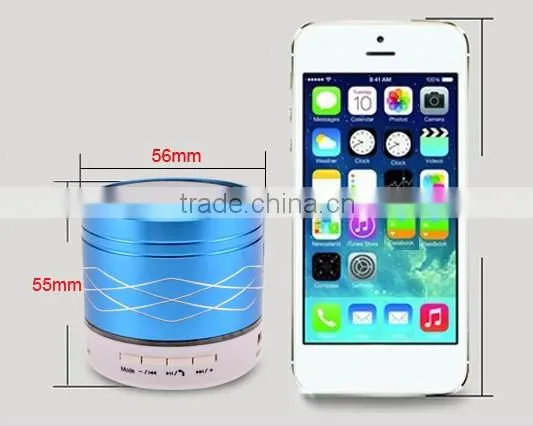 2015 New Round Portable Music Mini Wireless Bluetooth Speaker With FM Radio MP3 Player SV019702 photo-6