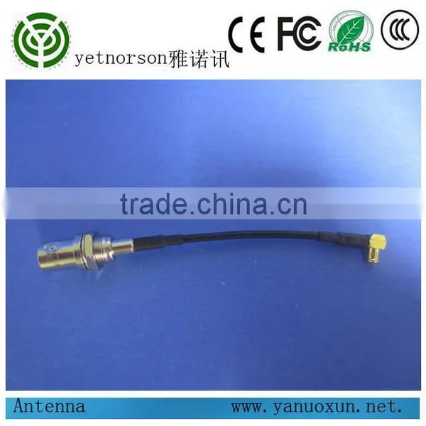 Yetnorson rf Cable With RG 179 Cable Right Angle MCX to BNC Q9 Connectors photo-2