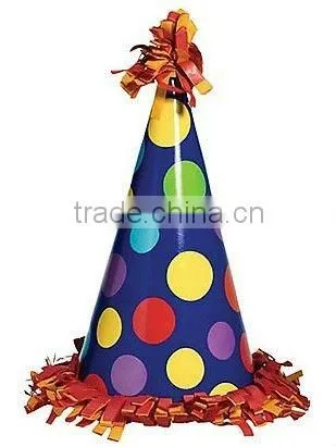 Polka Dots Foil Party Hat