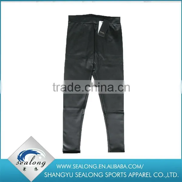 CHINA FACTORY LADIES WINTER FASHION PU LEGGINGS photo-2