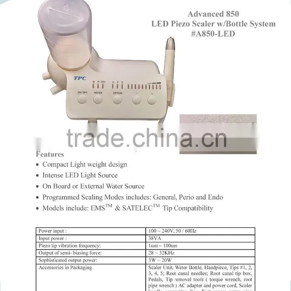 Water Bottle Ultrasonic Scaler