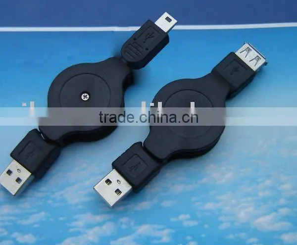 USB Retractable Cable Male to Female
