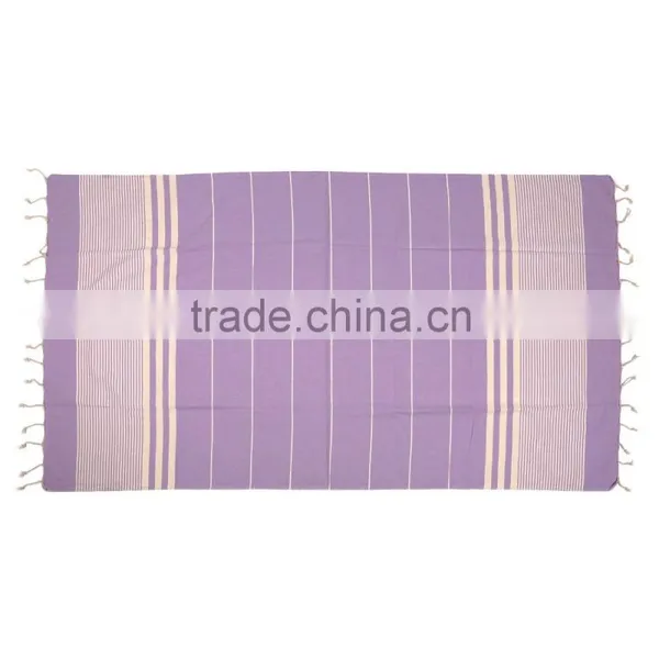 Hot Sale Super Soft Cotton Beach Towel Strip Cotton Beach Towel Yarn Dyed Beach Towel photo-3