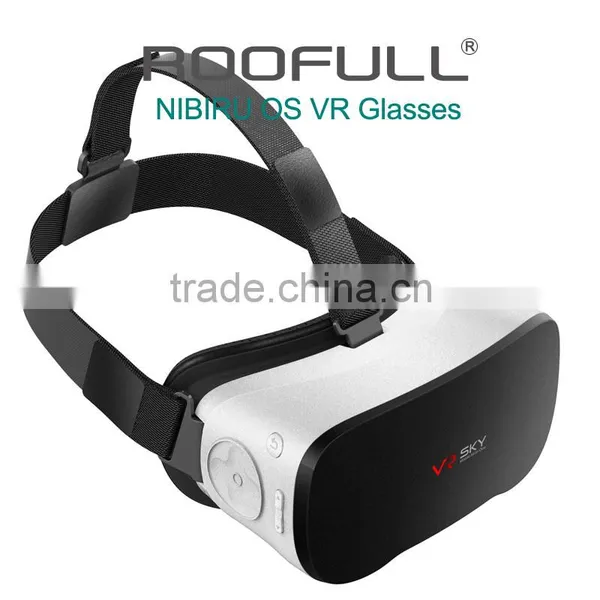 2016 New VR Headset, All in One VR 3D Glasses With Quad Core CPU 2GB RAM 16GB Flash Android 4.4 OS 4000mA Lithium Battery photo-2