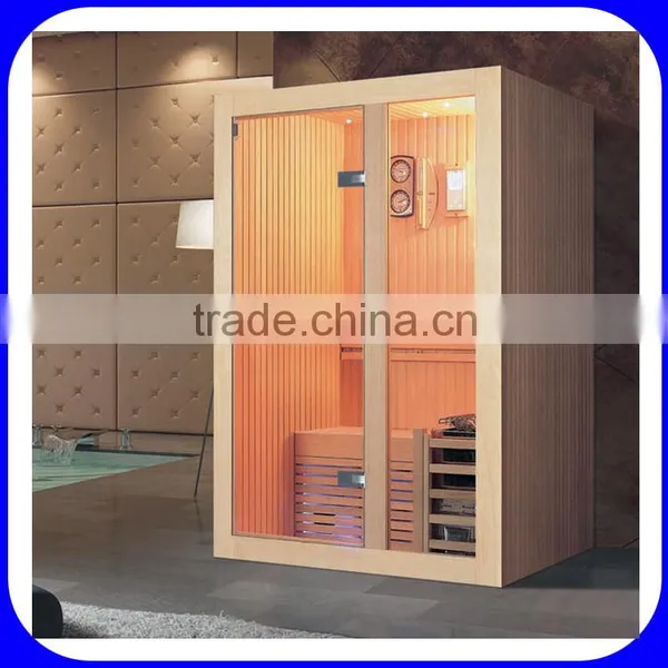 Canadian Red Cedar Wood Sauna Room Demo