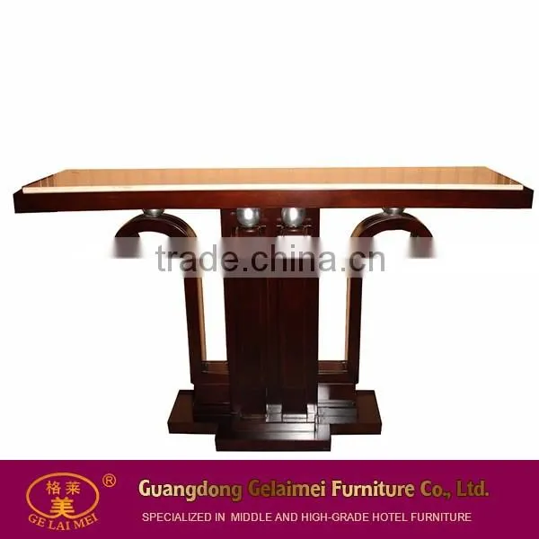 B-010# Wall Italy Design Wood Antiquet Furniture Console Table photo-3