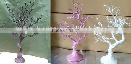 Hot Sale Gold Crystal Artificial Tree / Wedding Tree Centerpiece Quality Choice photo-3