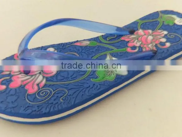 Custom Ladies Cheap Wholesale Beach Flip Flops Eva Slipper photo-3