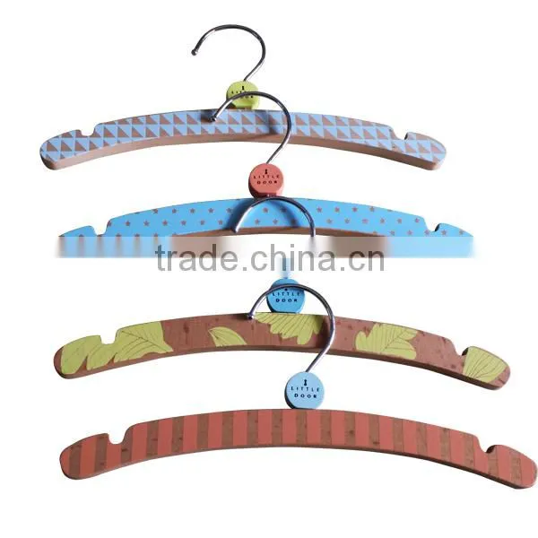 Hot Selling Multicolor Wooden Hangers