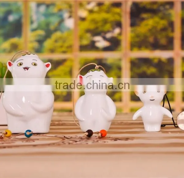 Cute Radish Creamics Wind Chime