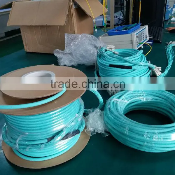 50/125um OM3 24Core MPO Fiber Optic Patch Cable photo-4