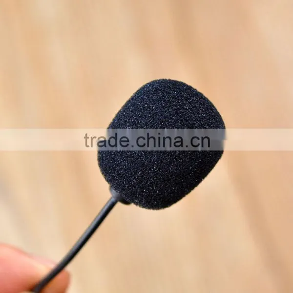 150cm Clip Microphone Black Hands On Mini Lapel 3.5mm Mic For PC Notebook Laptop photo-4