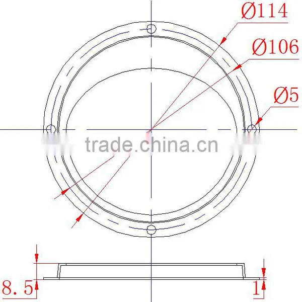 LED Glass Lens 92mm for LED Street Light KC92-T4 photo-3