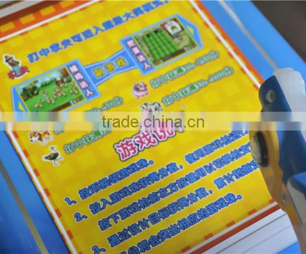 Happy Farm Shooting Game Machine Capsule Vending Machine With 7 Colors Bringht Led Light photo-4