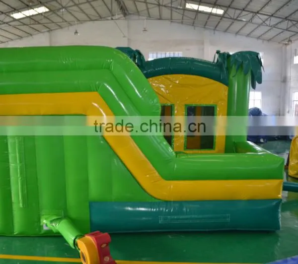 Selling Popular Mini Green Combo Inflatable Combo Bouncer for Children photo-6