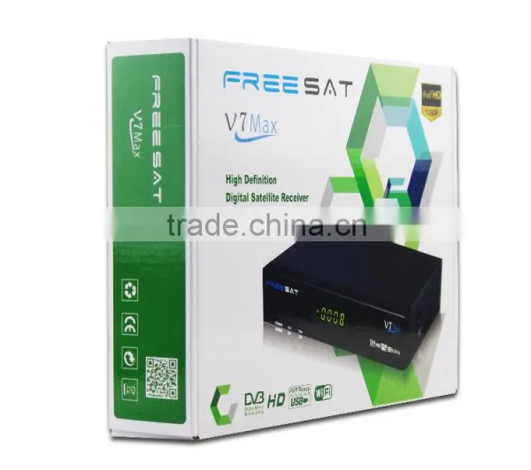 DVB-S2 Satellite Receive Middle East / Africa/ European Support Cccam Newcam Powervu Biss Key With RS232 Freesat V7 Max photo-4