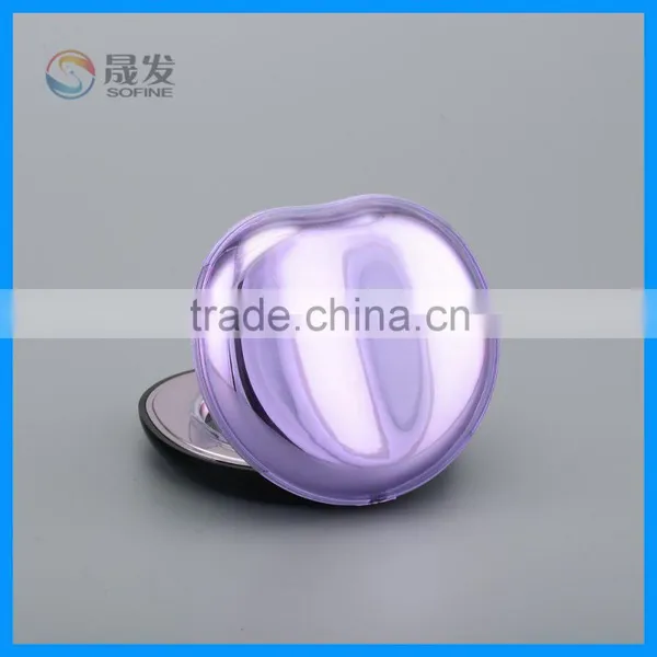 Heart-shaped Empty Compact Powder Case photo-3