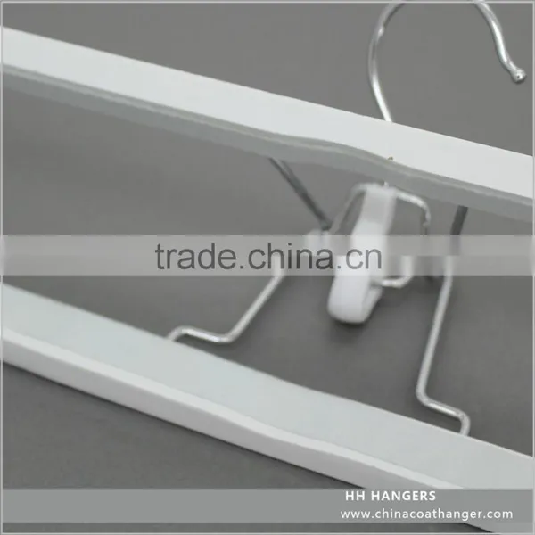 Wholesale Clamp Bottom Hanger Wooden Hair Hanger photo-4