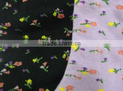 Women Cotton Flower Print Colorful Socks photo-2