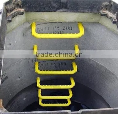 330mm x 230mm Bright Yellow Bolt Manhole Steps/Step Rungs photo-2