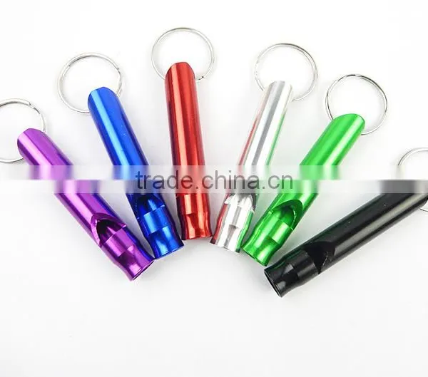 promotion gift creative mini small keychain Aluminum whistle