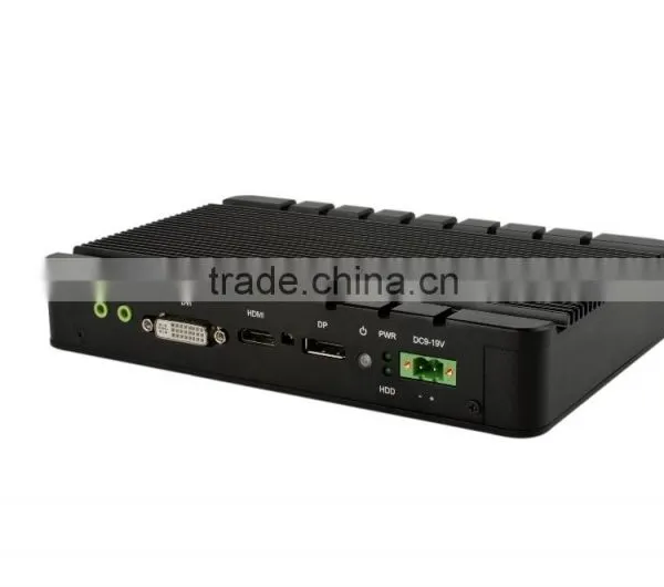 Intel Haswell Celeron 1.4GHz or 1.6GHz Duo Core CPU Fanless Industrial Mini Box PC NIS-896 Barebone System photo-2
