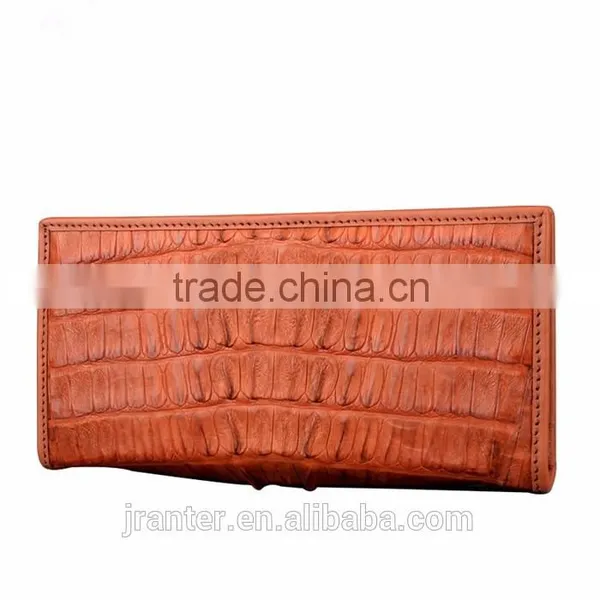 Fashion Custom Crocodile Skin Men's Bifold Wallet,Long Wallt Genuine Leather photo-2