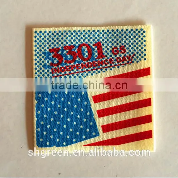 Simple Printing Folded Cotton Label photo-5