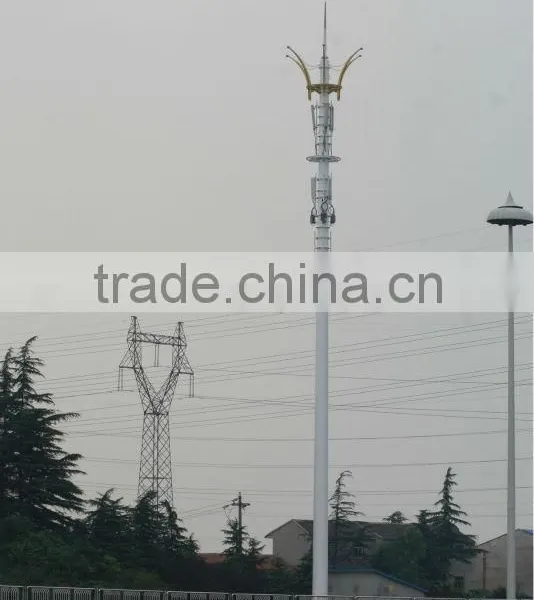 Self Supporting Monopole Tower