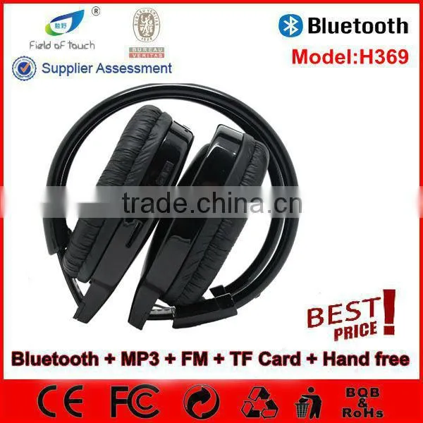 Wireless Bluetooth Headst With tf Card fm Mp3 2013 New Arrival Shenzhen China Factory photo-2