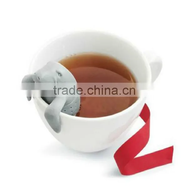 Animal Shaped Manatee Silicone Novel Tea Infuser photo-6