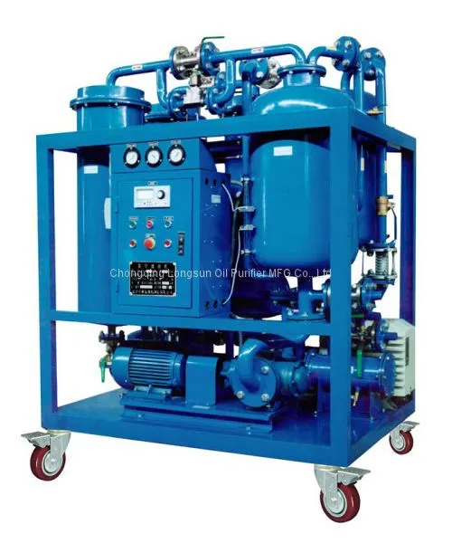 TY-10 (600 Liters/Hour) Equipo de purificación de aceite de turbina antiguo